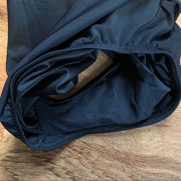 Lands' End Black One Piece Swimsuit Size 12 - Picture 5 of 11